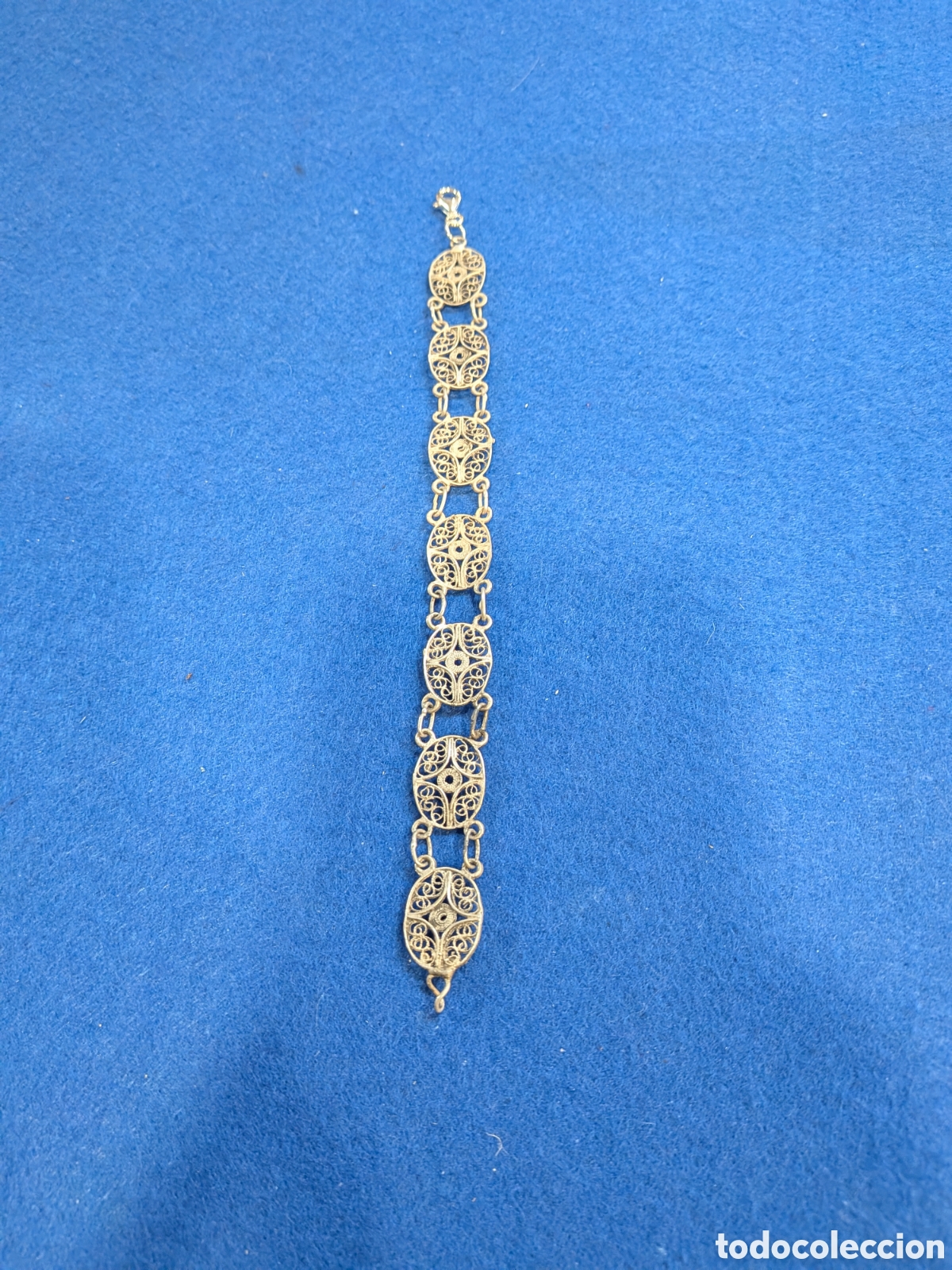 Joyeria: Pulsera antigua en filigrana de plata. REF-458/2