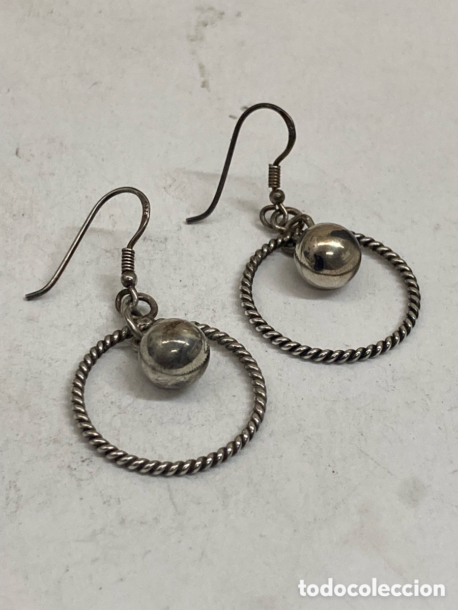 Joyeria: Pendientes de plata P463