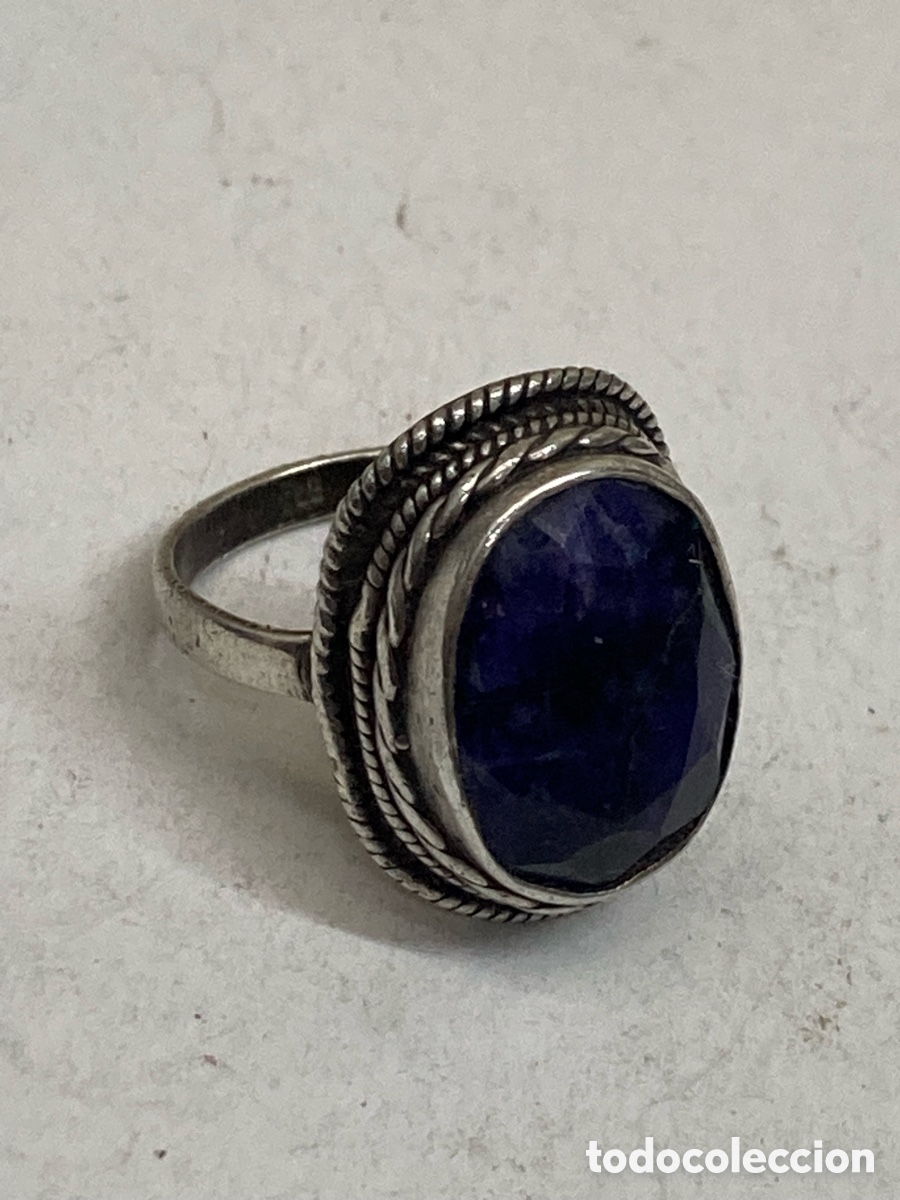 Joyeria: Anillo de plata engastado S464