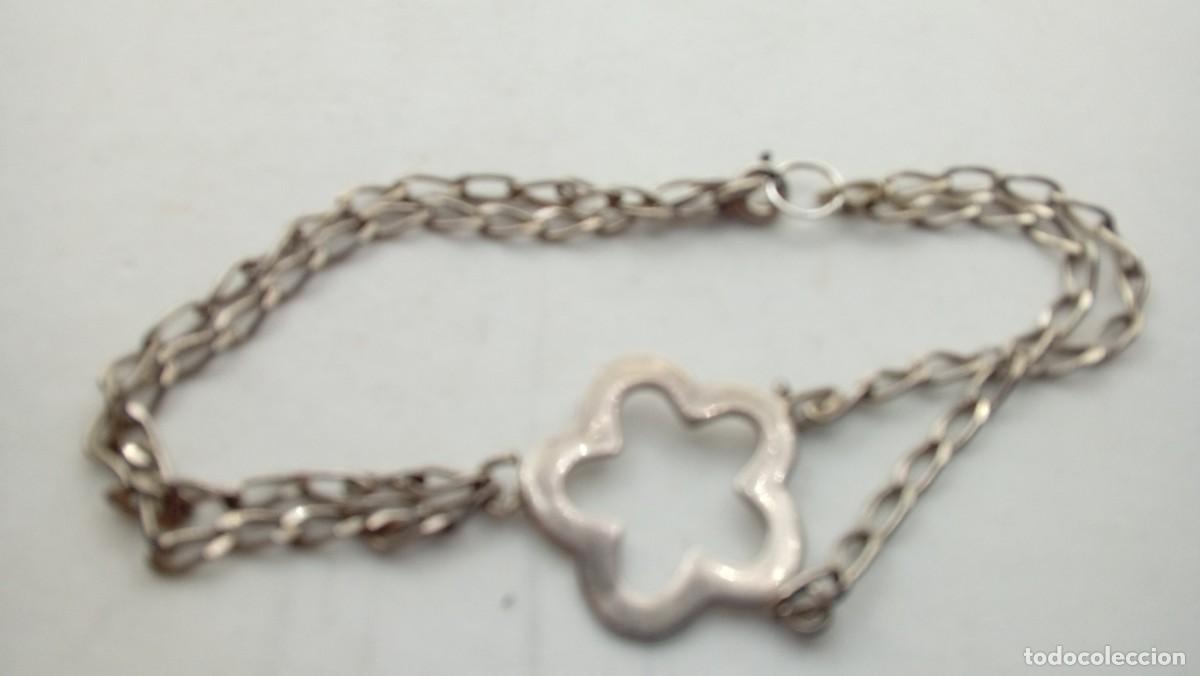 Joyeria: PULSERA DE PLATA CON FLOR