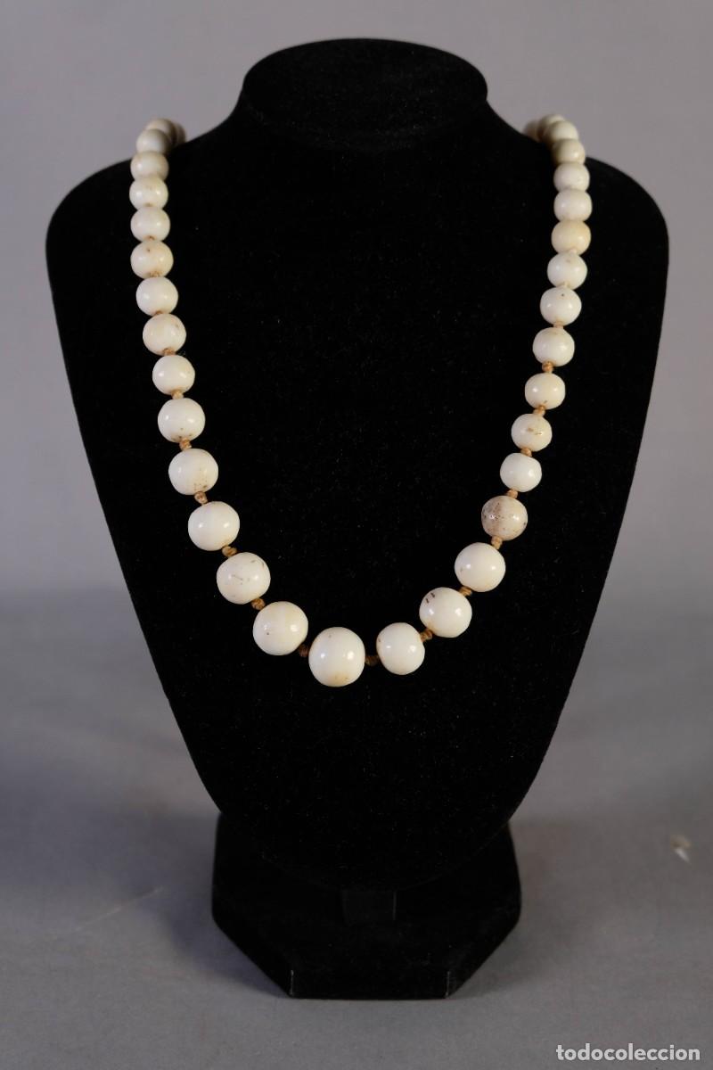 Joyeria: COLLAR CON CUENTAS EN HUESO
