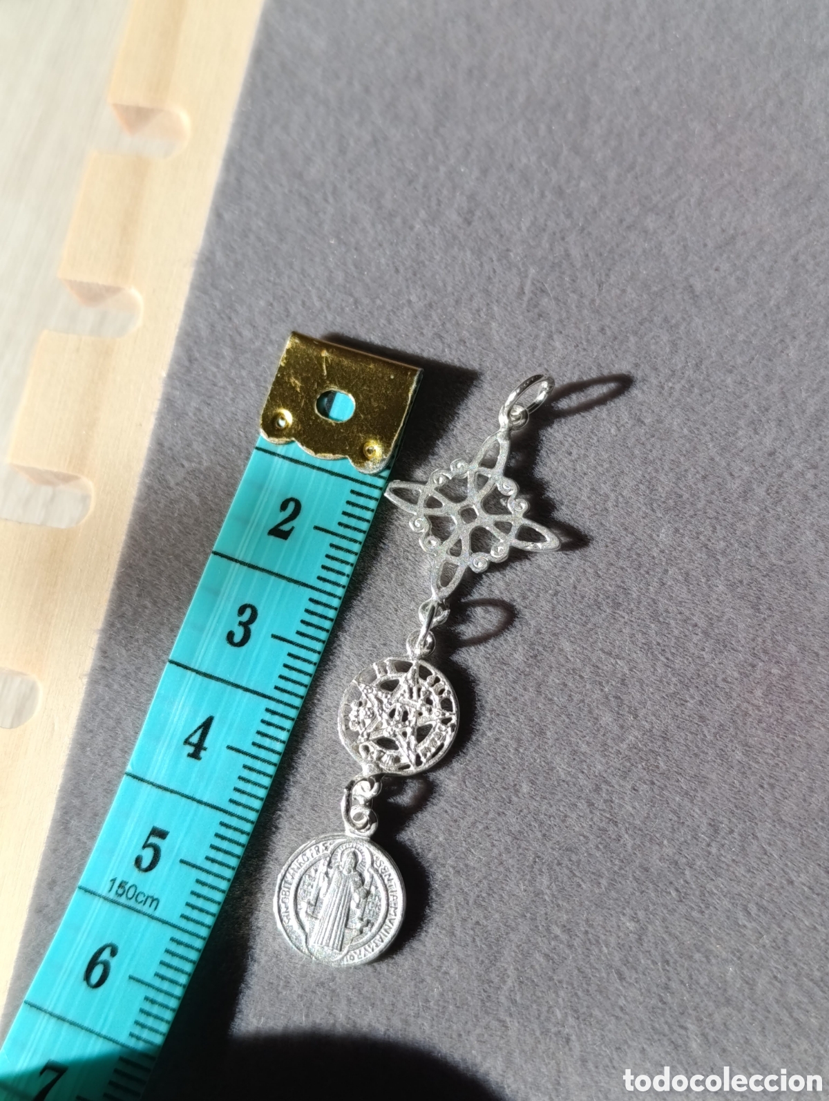 Joyeria: Colgante triple protecci&oacute;n en plata - Foto 4