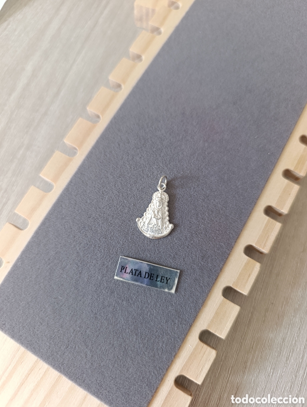 Joyeria: Colgante virgen del roc&iacute;o en plata - Foto 5