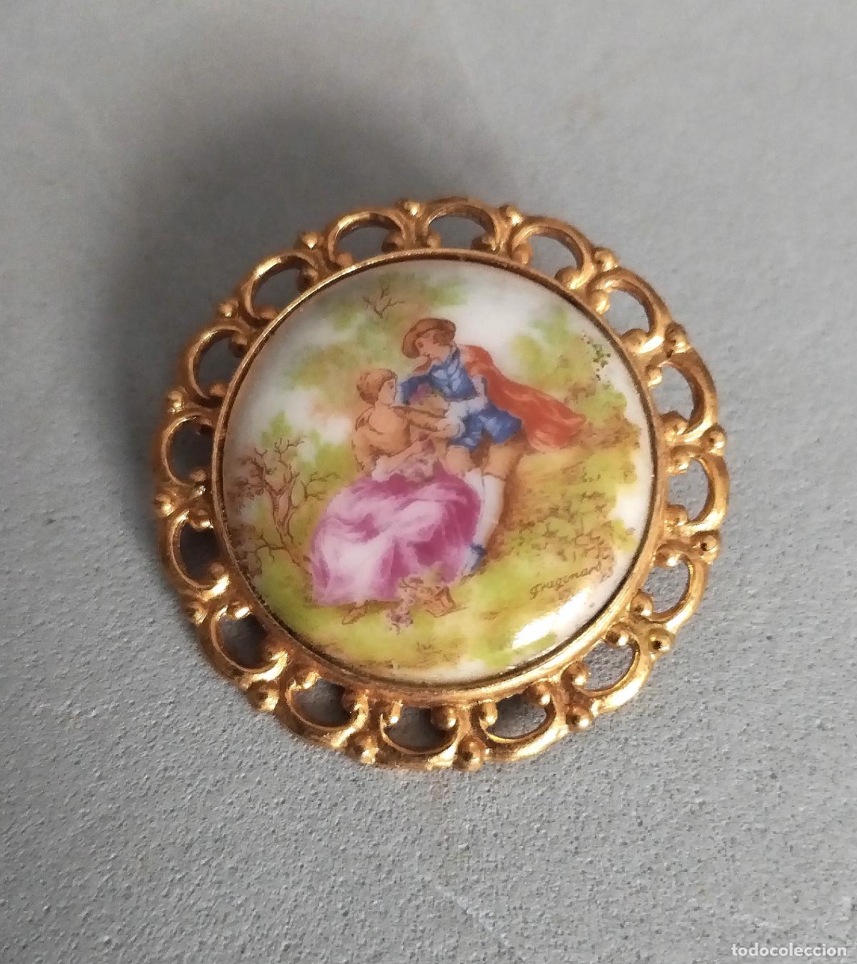 Joyeria: Antiguo broche dorado. - Foto 3