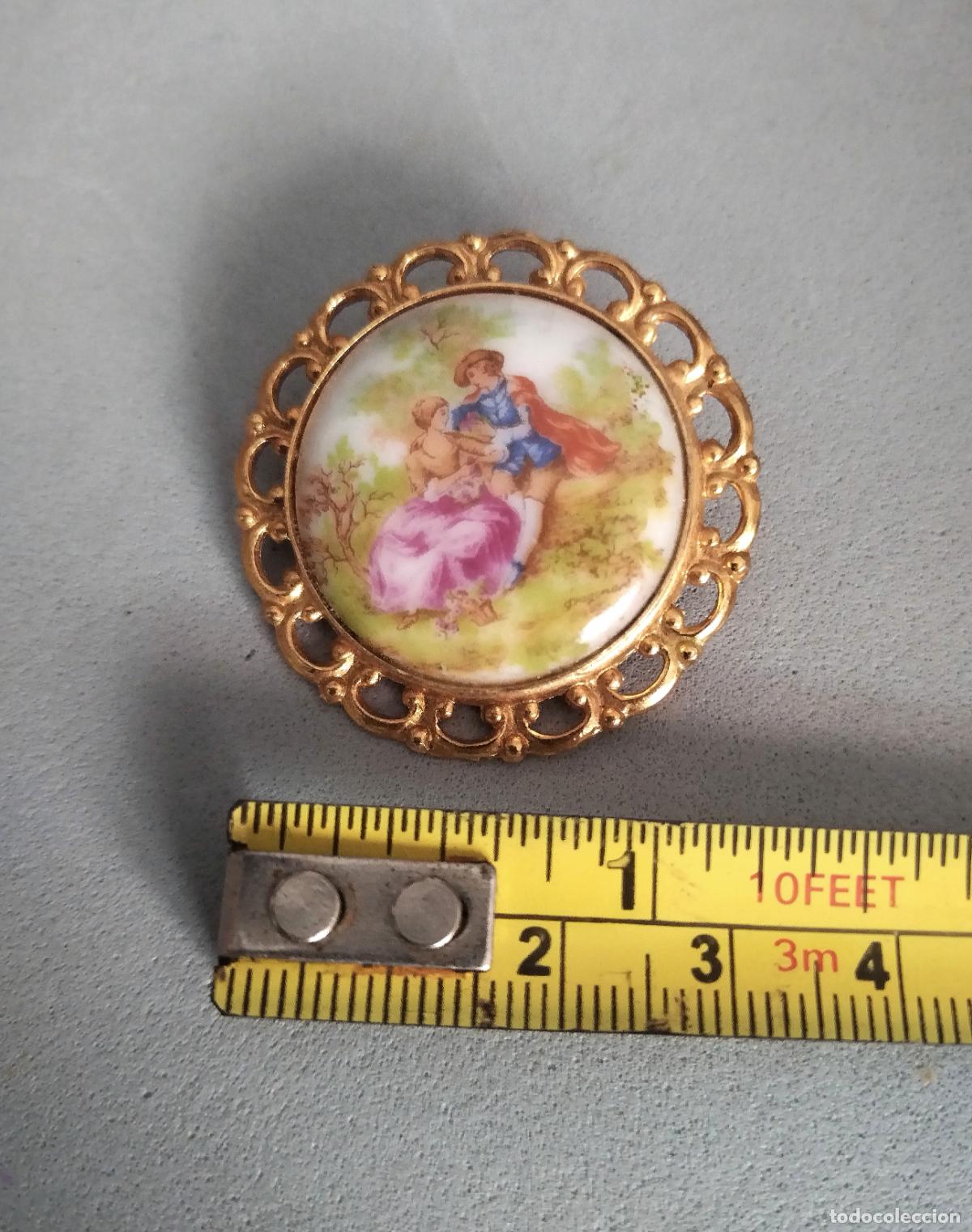 Joyeria: Antiguo broche dorado. - Foto 4