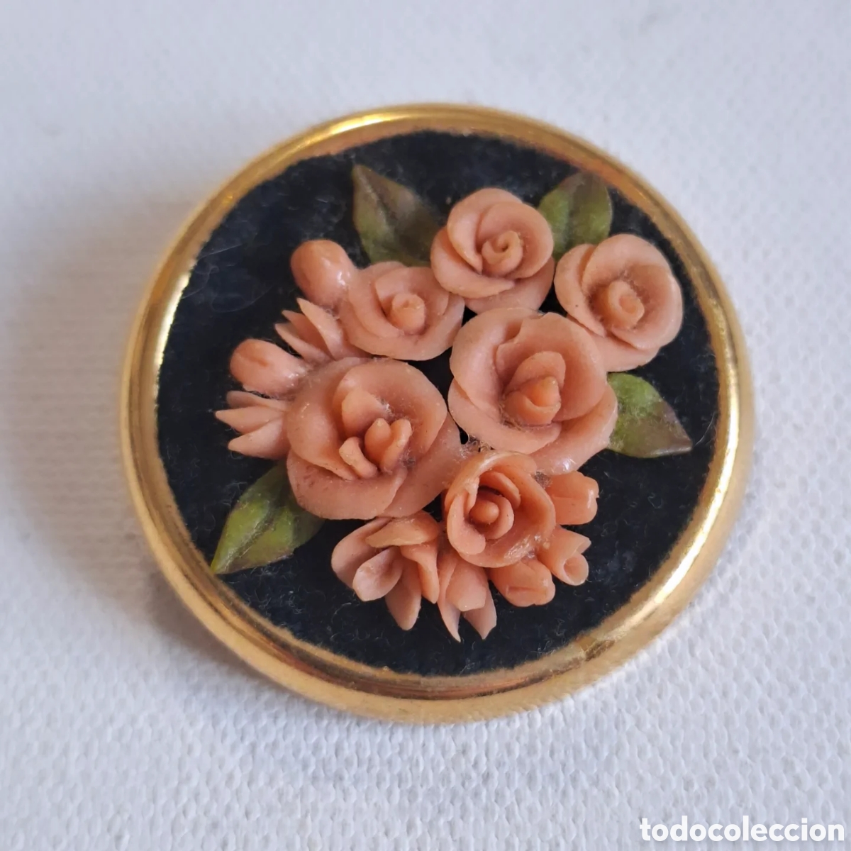 Joyeria: Broche Rosas A&ntilde;os 20 - Foto 2