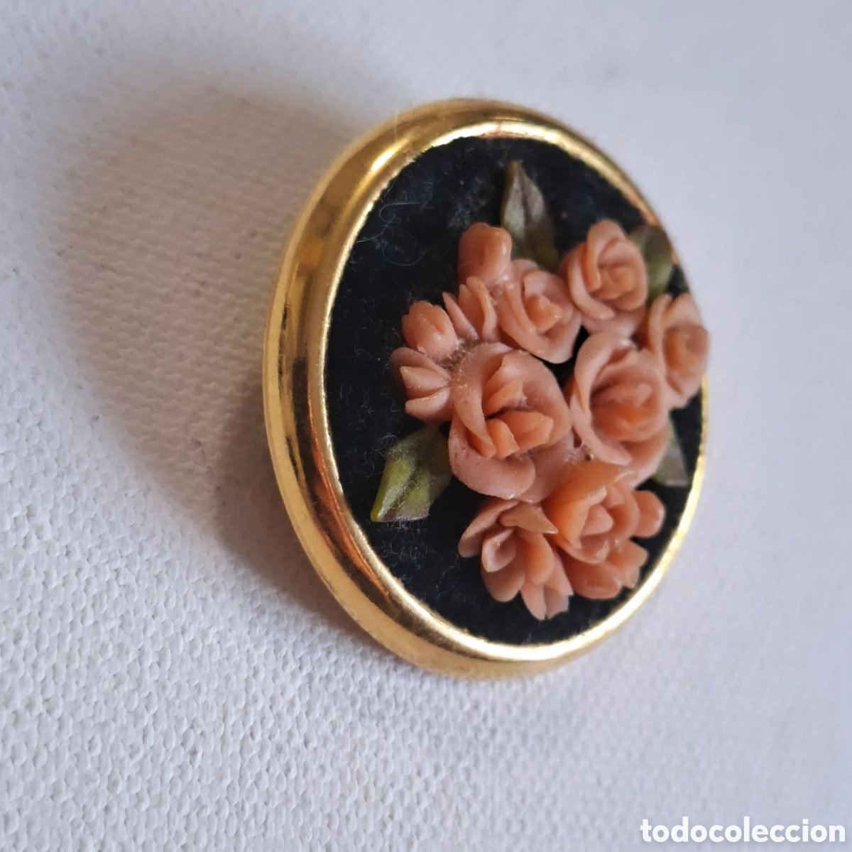 Joyeria: Broche Rosas A&ntilde;os 20 - Foto 3