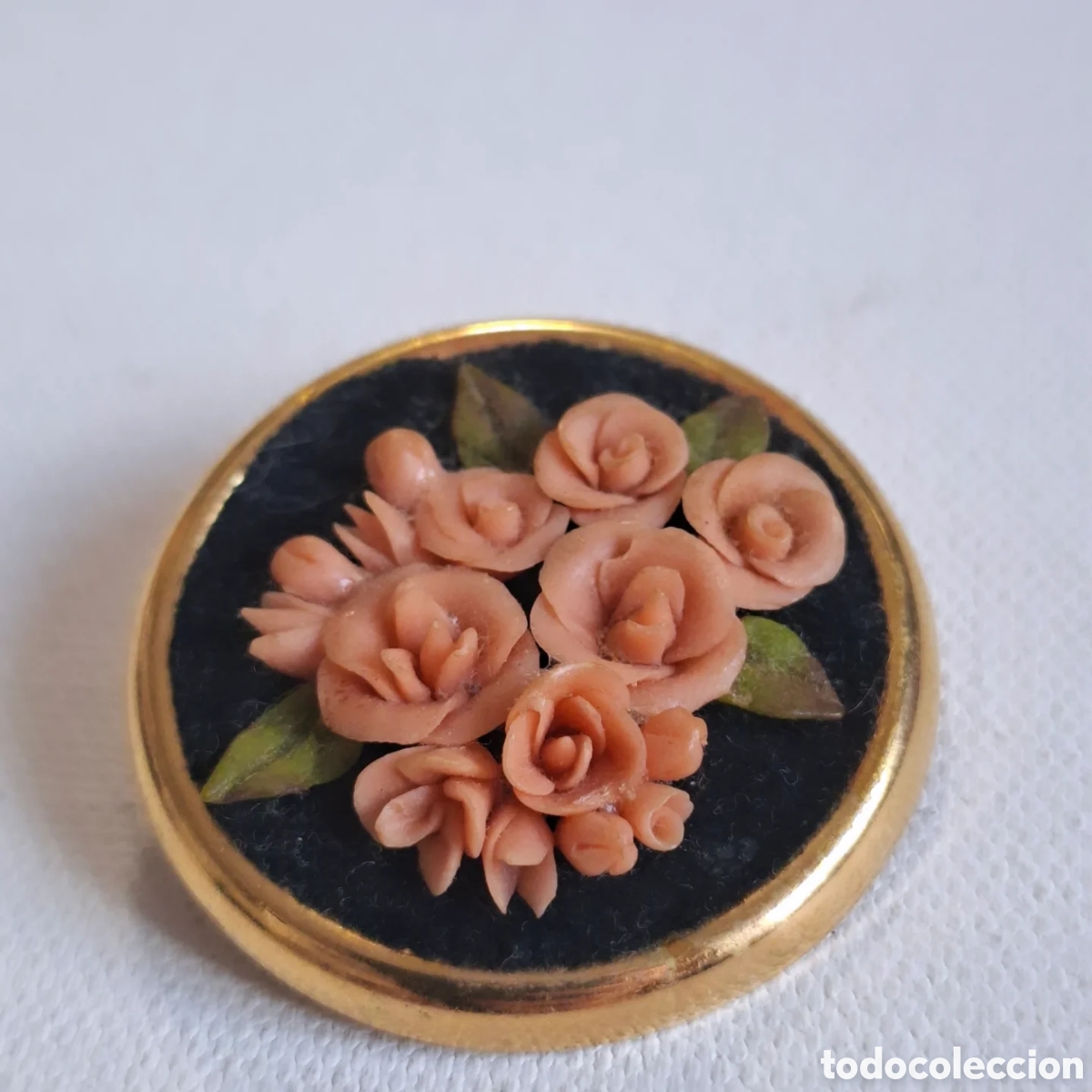 Joyeria: Broche Rosas A&ntilde;os 20 - Foto 4