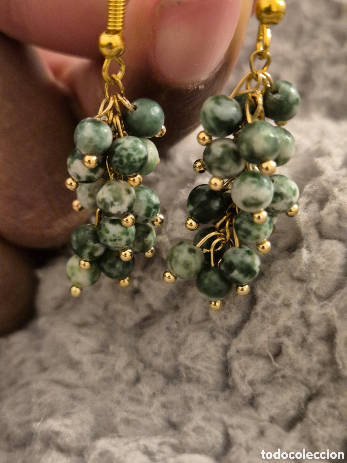 Joyeria: Pendientes artesanos dise&ntilde;o racimo - Foto 3