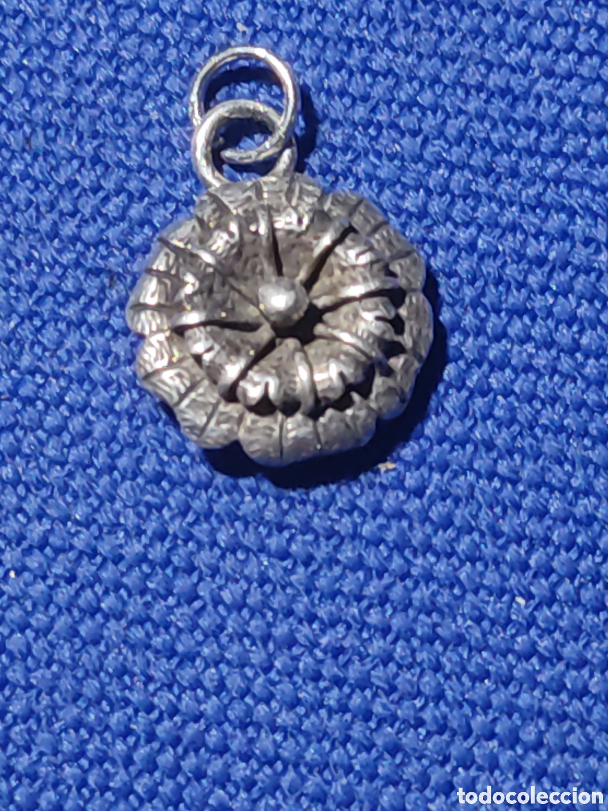 Joyeria: Colgante flor o girasol de plata 925.Vintage.