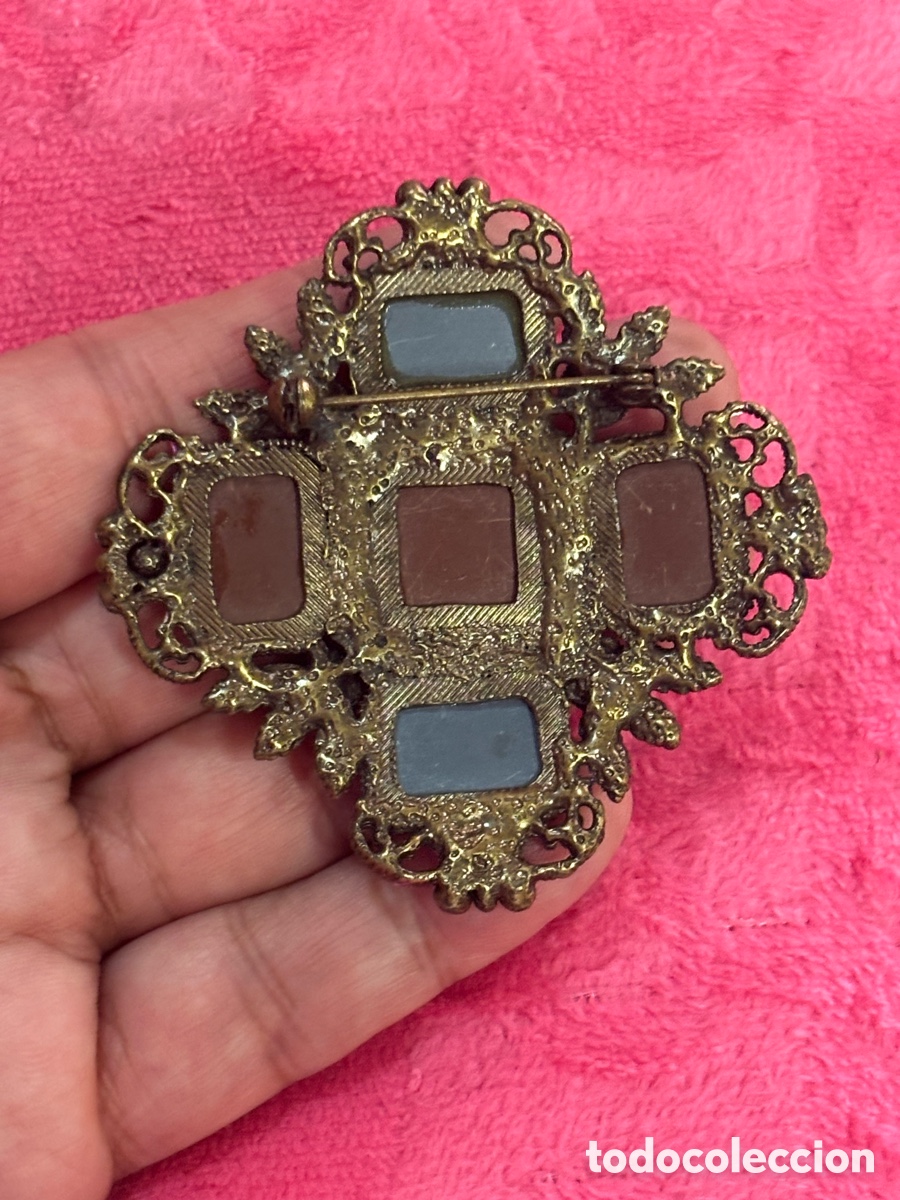 Joyeria: Broche cristales vintage - Foto 3