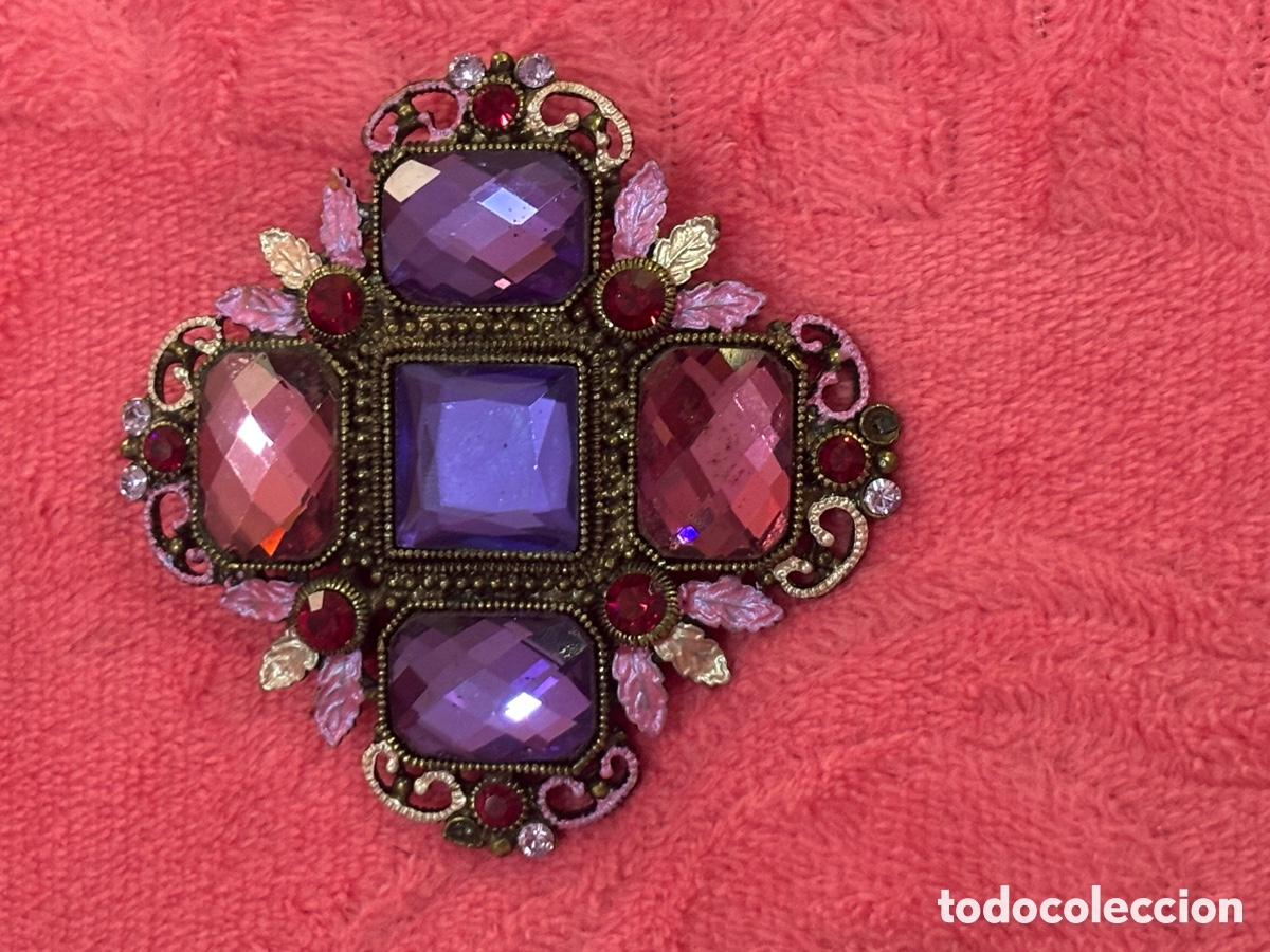 Joyeria: Broche cristales vintage - Foto 1