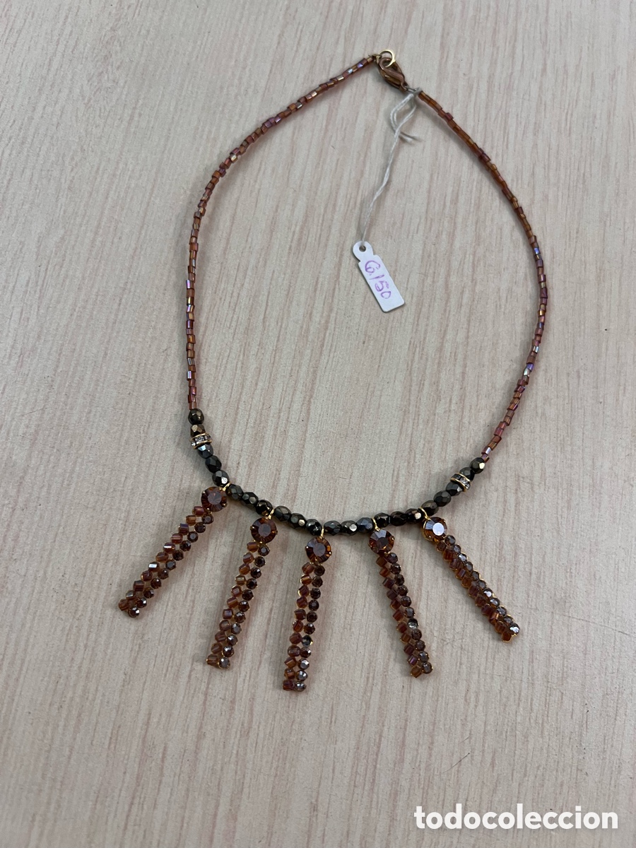 Joalharia: ✅ collar artesanal con detalles de diamantes de imitaci&oacute;n 6150 pts