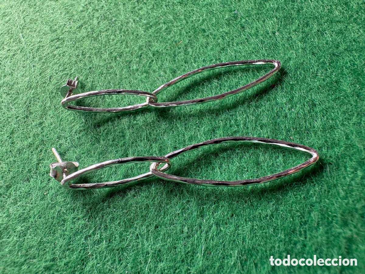 Gioielleria: Pendientes aros dobles plata de ley (A3)
