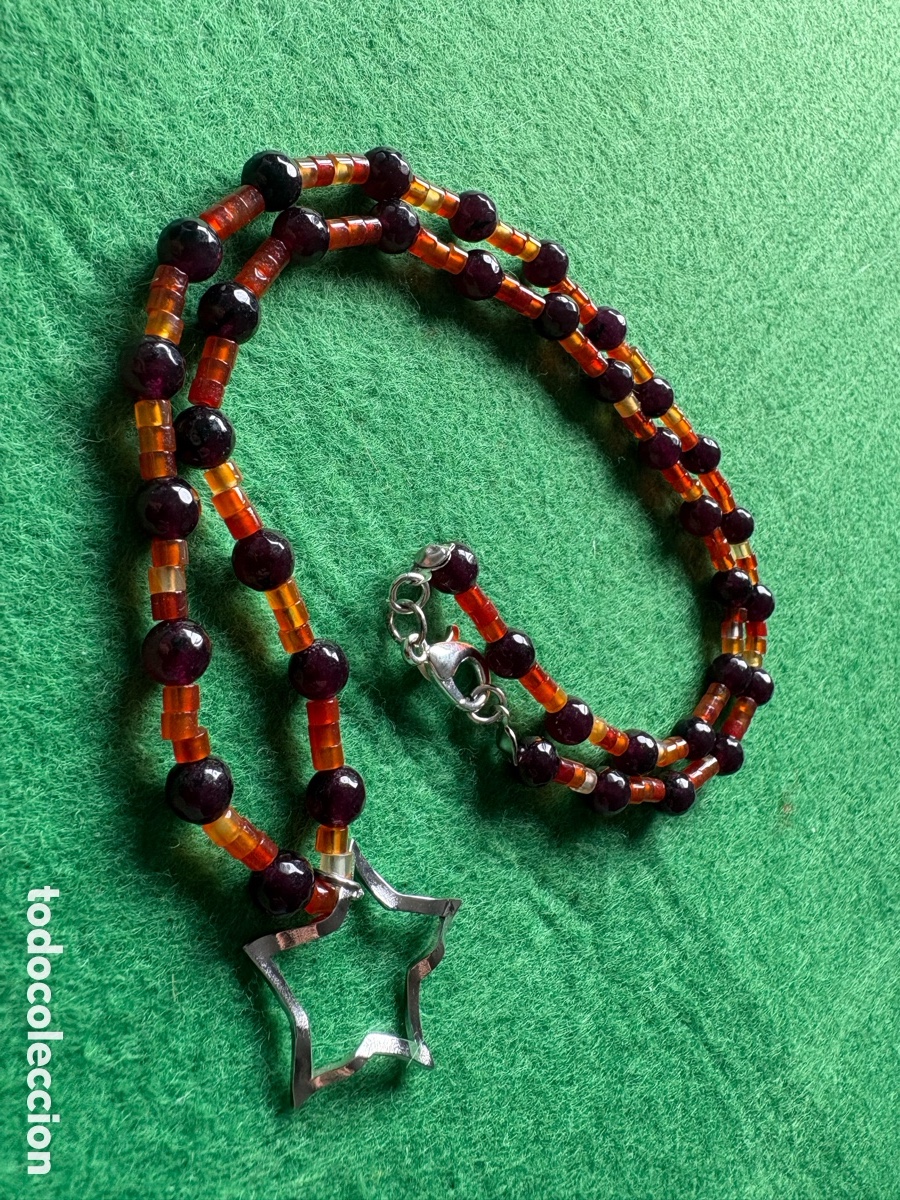 Jewelry: Collar con piedras y abalorios (A3)