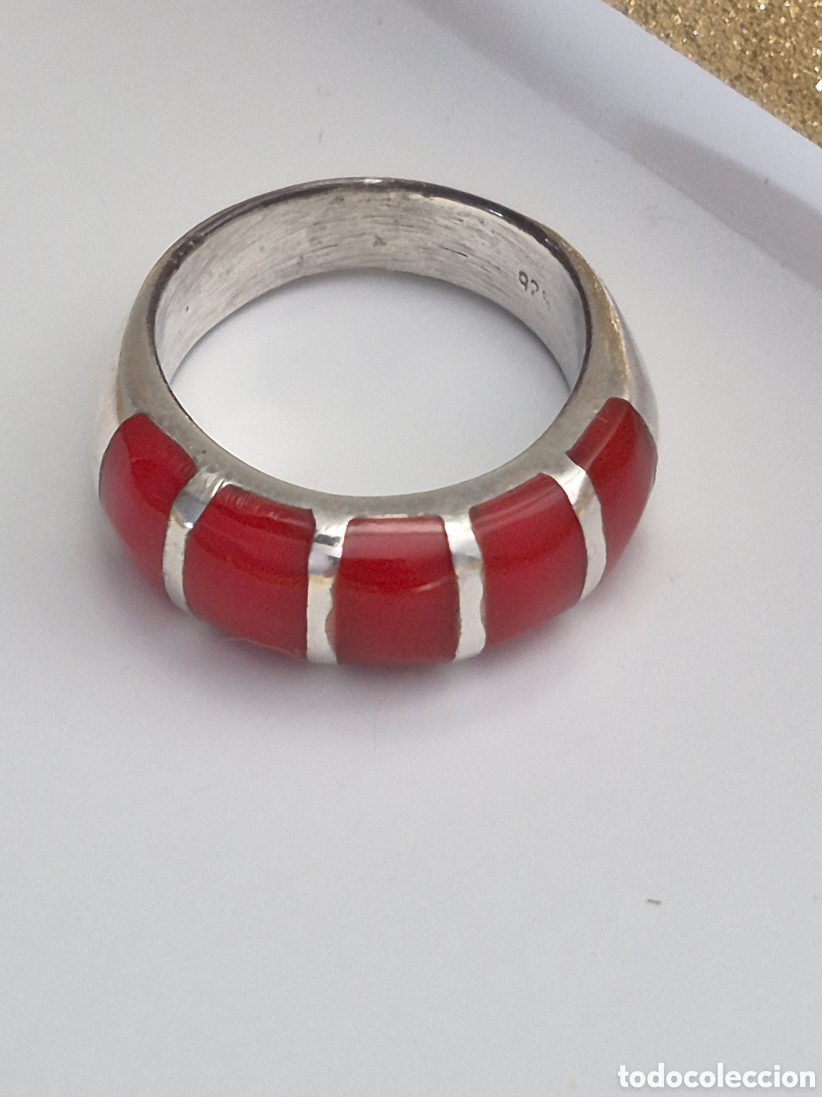 Joyeria: ESPECTACULAR ANILLO DE DISE&Ntilde;O DE PLATA DE LEY. REF S6 JOY ACTUAL ANILLOS 180226