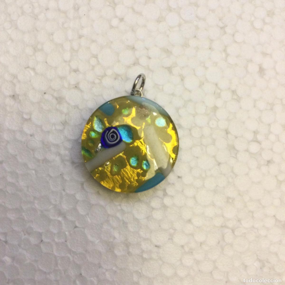 Joyeria: Colgante en Vidrio de Murano. 3 &Oslash;. NUEVO