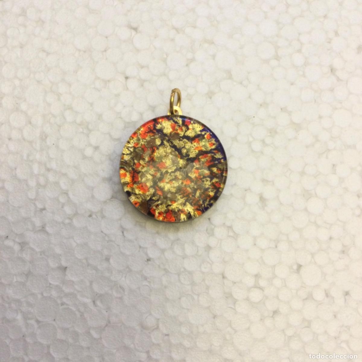 Joyeria: Colgante en vidrio de Murano. 3 &Oslash; cms. NUEVO