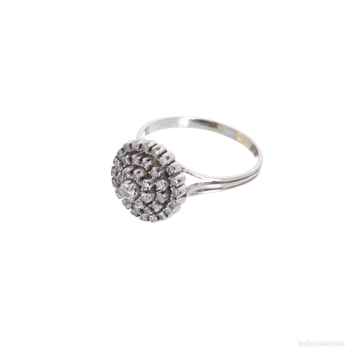 Joyeria: Anillo de oro de 19,2 quilates y diamantes - Foto 1
