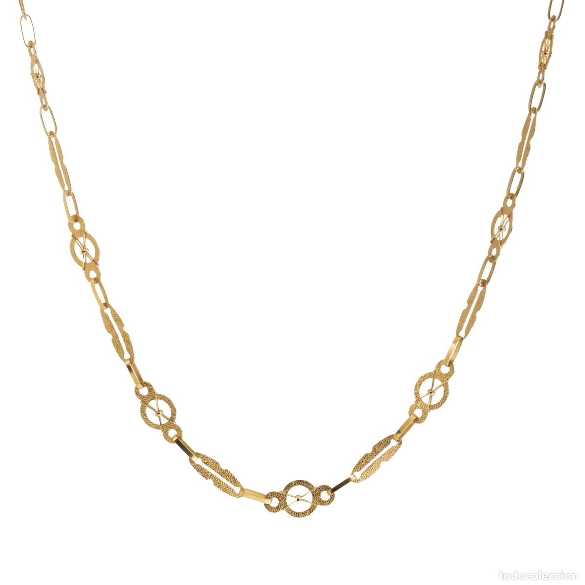 Jewelry: Collar de oro de 19,2 quilates