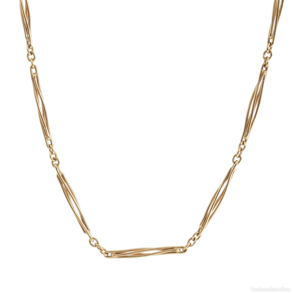Jewelry: Collar de oro de 19,2 quilates