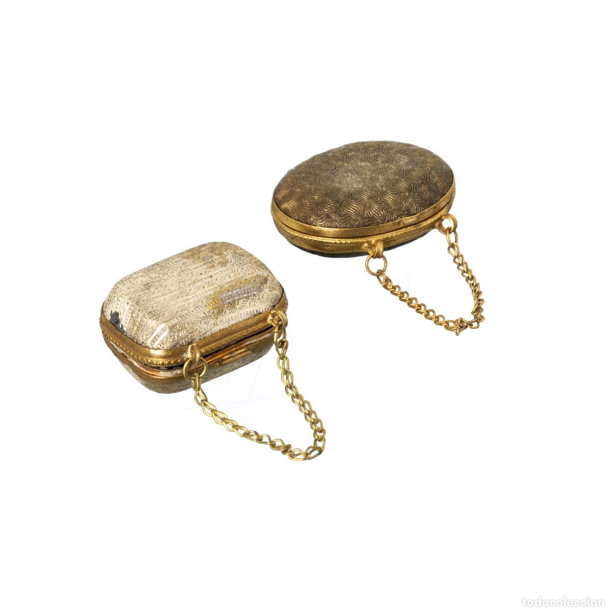 Joyeria: Joyas - Dos bolsitas peque&ntilde;as con ba&ntilde;o de oro.