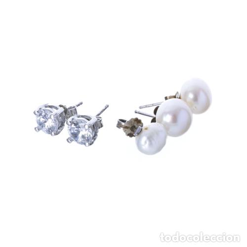 Joaillerie: Plata - Lote de pendientes de plata