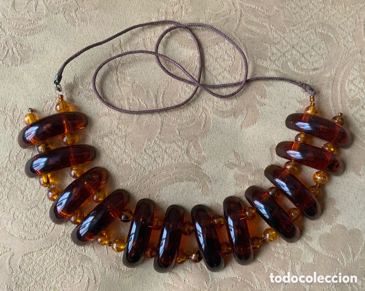 Joyeria: COLKAR VINTAGE PIEZAS De pl&aacute;stico S&Iacute;MIL AMBAR