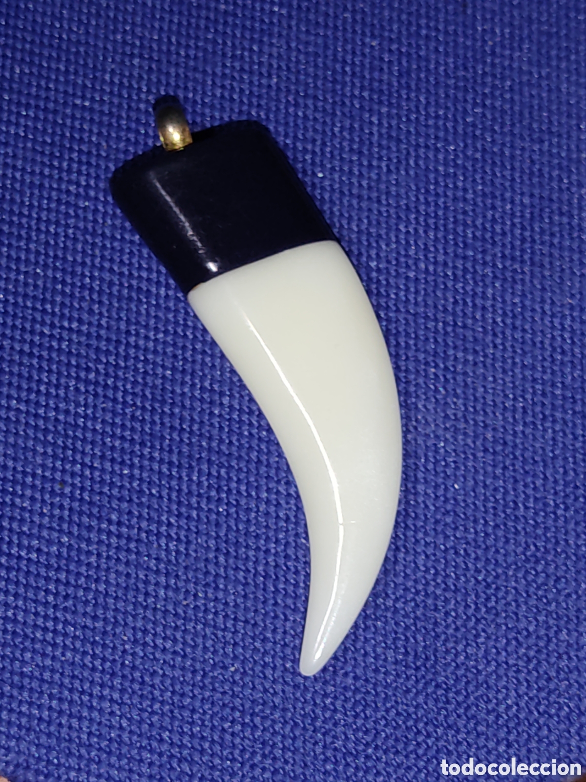 Joyeria: Colgante colmillo para cord&oacute;n de baquelita. - Foto 4