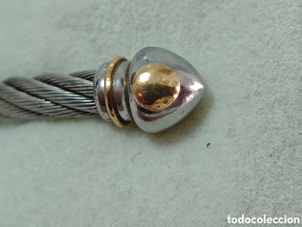 Joyeria: PULSERA DE ACERO Y ORO 18 K PROBADI - Foto 3