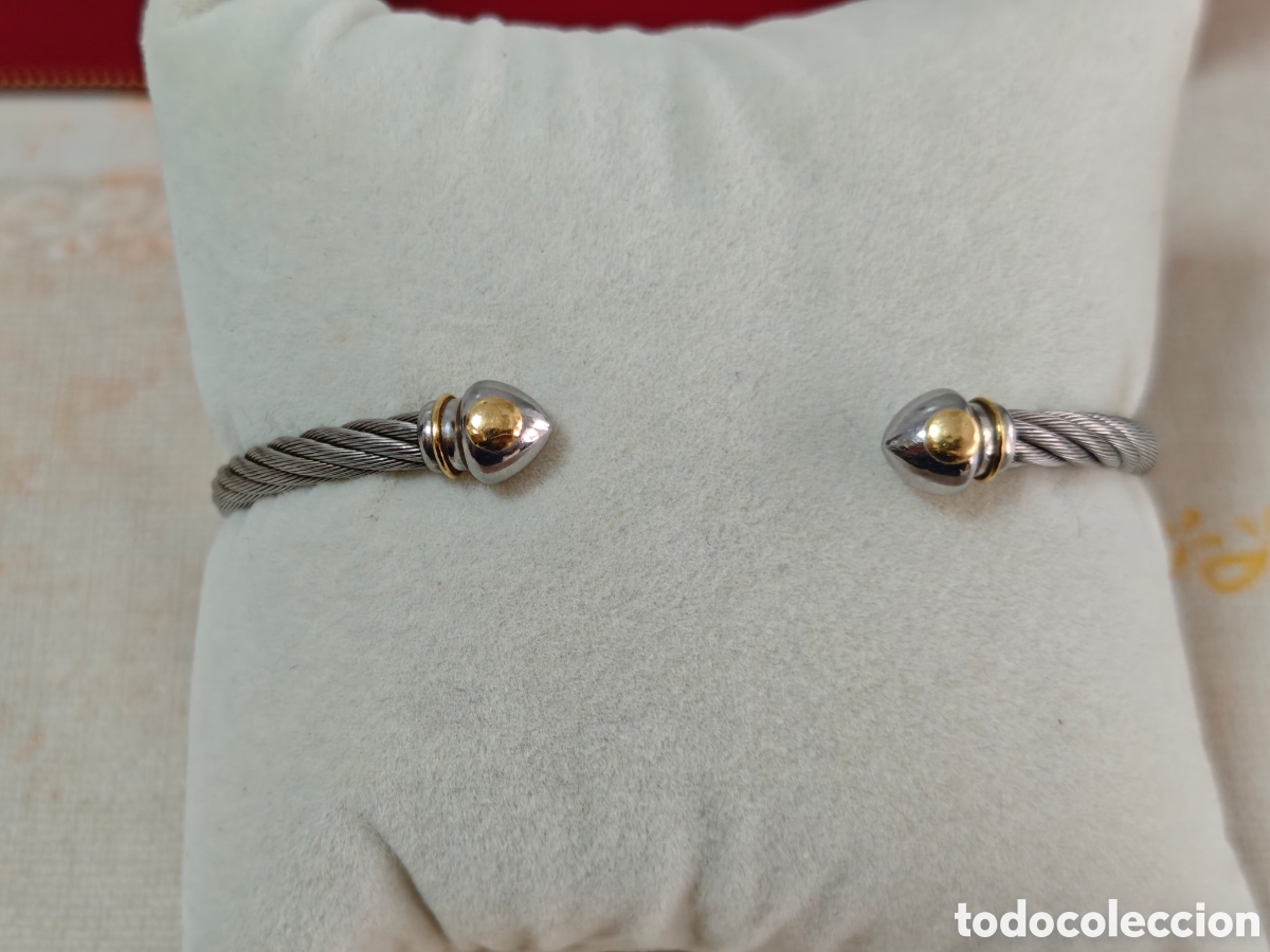 Joyeria: PULSERA DE ACERO Y ORO 18 K PROBADI - Foto 5