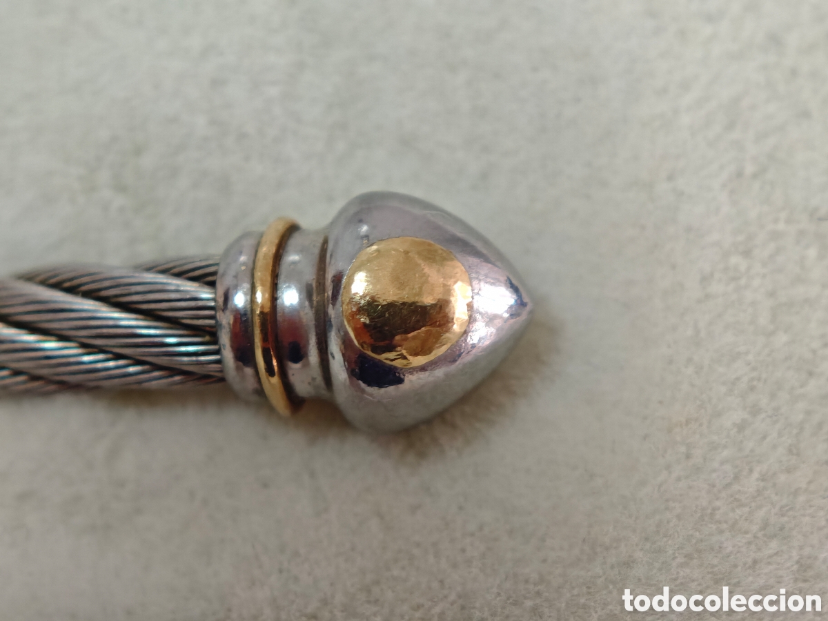 Joyeria: PULSERA DE ACERO Y ORO 18 K PROBADI - Foto 7