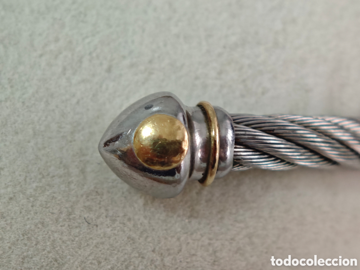 Joyeria: PULSERA DE ACERO Y ORO 18 K PROBADI - Foto 8