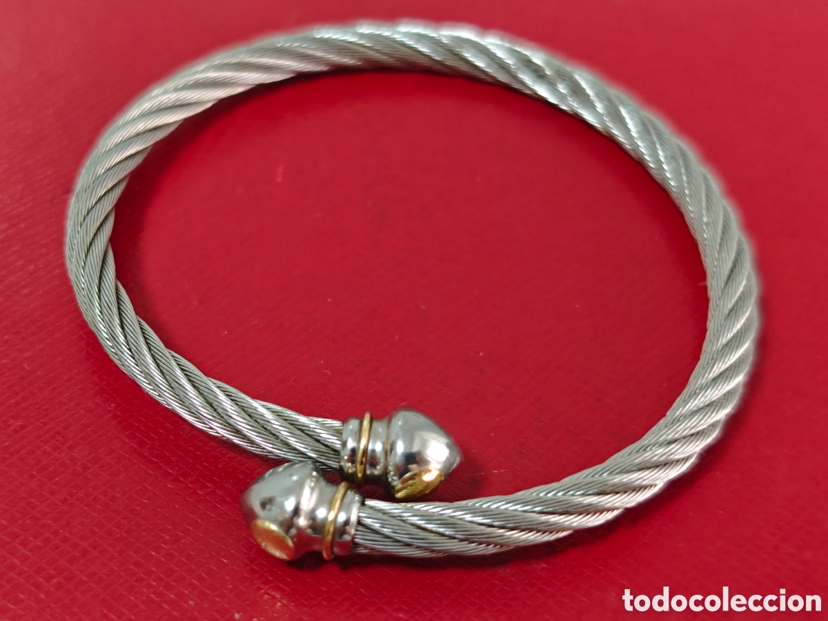 Joyeria: PULSERA DE ACERO Y ORO 18 K PROBADI - Foto 9