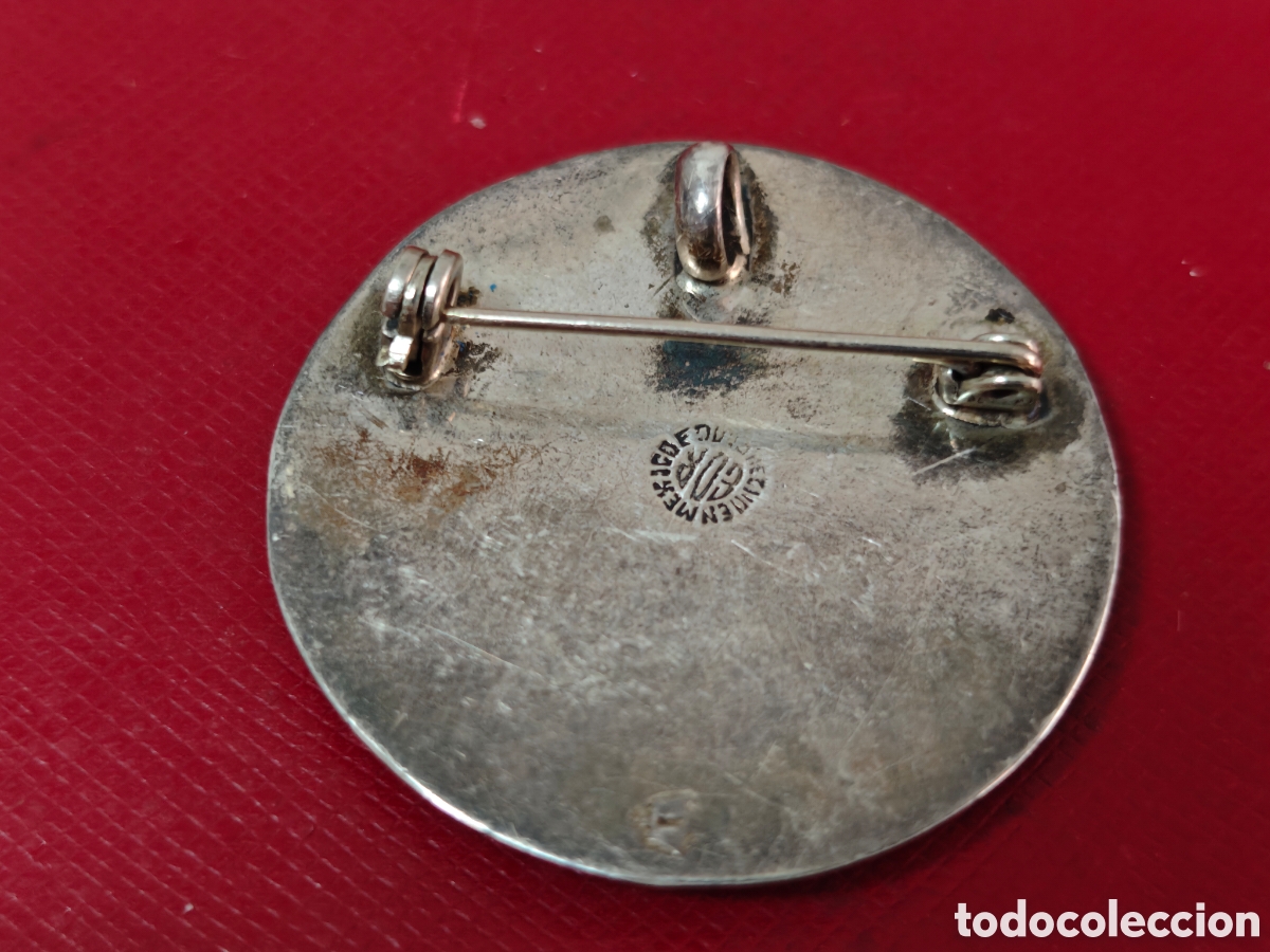 Joyeria: Colgante broche azteca en plata de ley - Foto 6