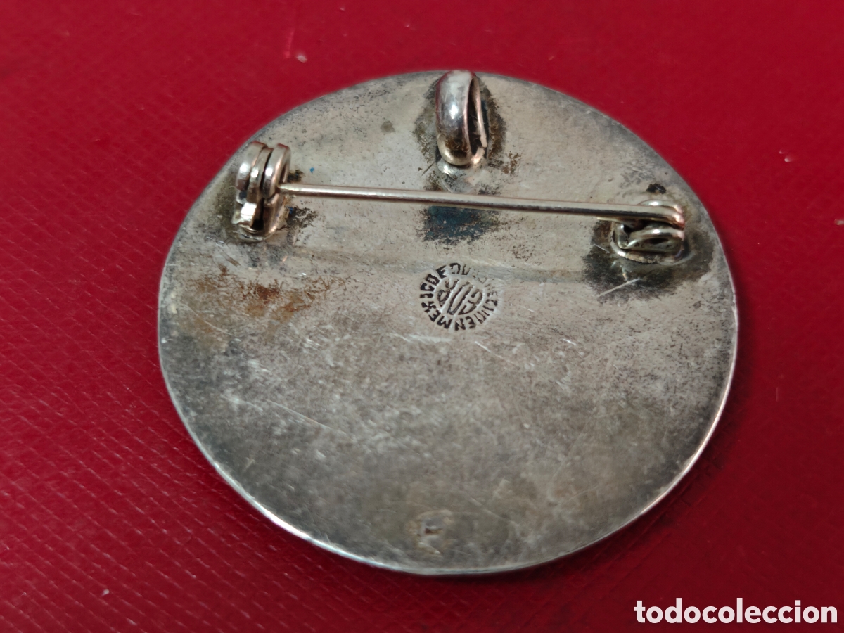 Joyeria: Colgante broche azteca en plata de ley - Foto 7