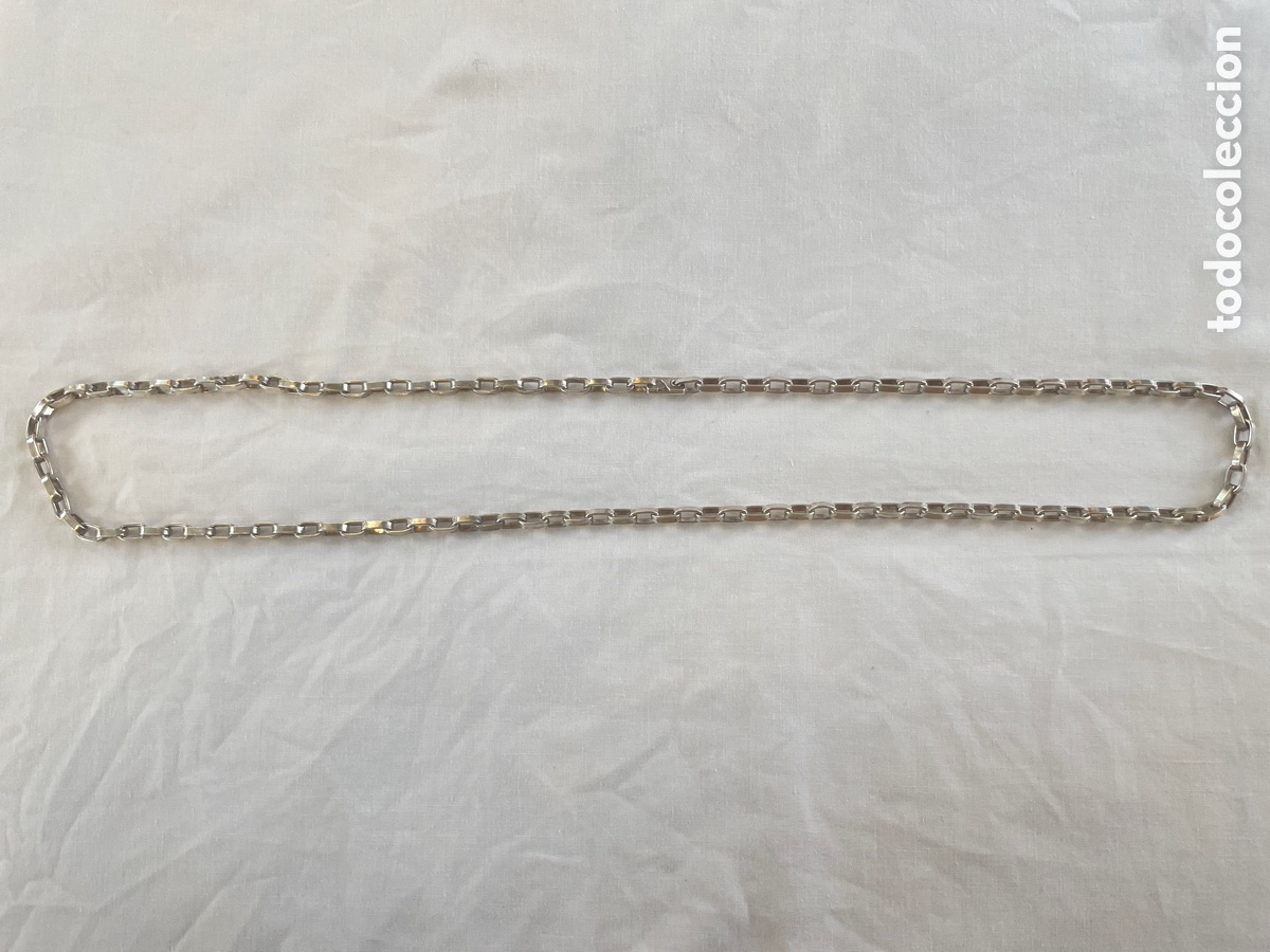 Joyeria: Cadena plata siglo XX