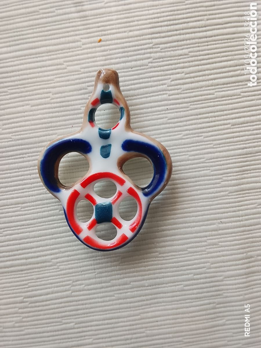 Joyeria: Colgante sargadelos a&ntilde;os 70.