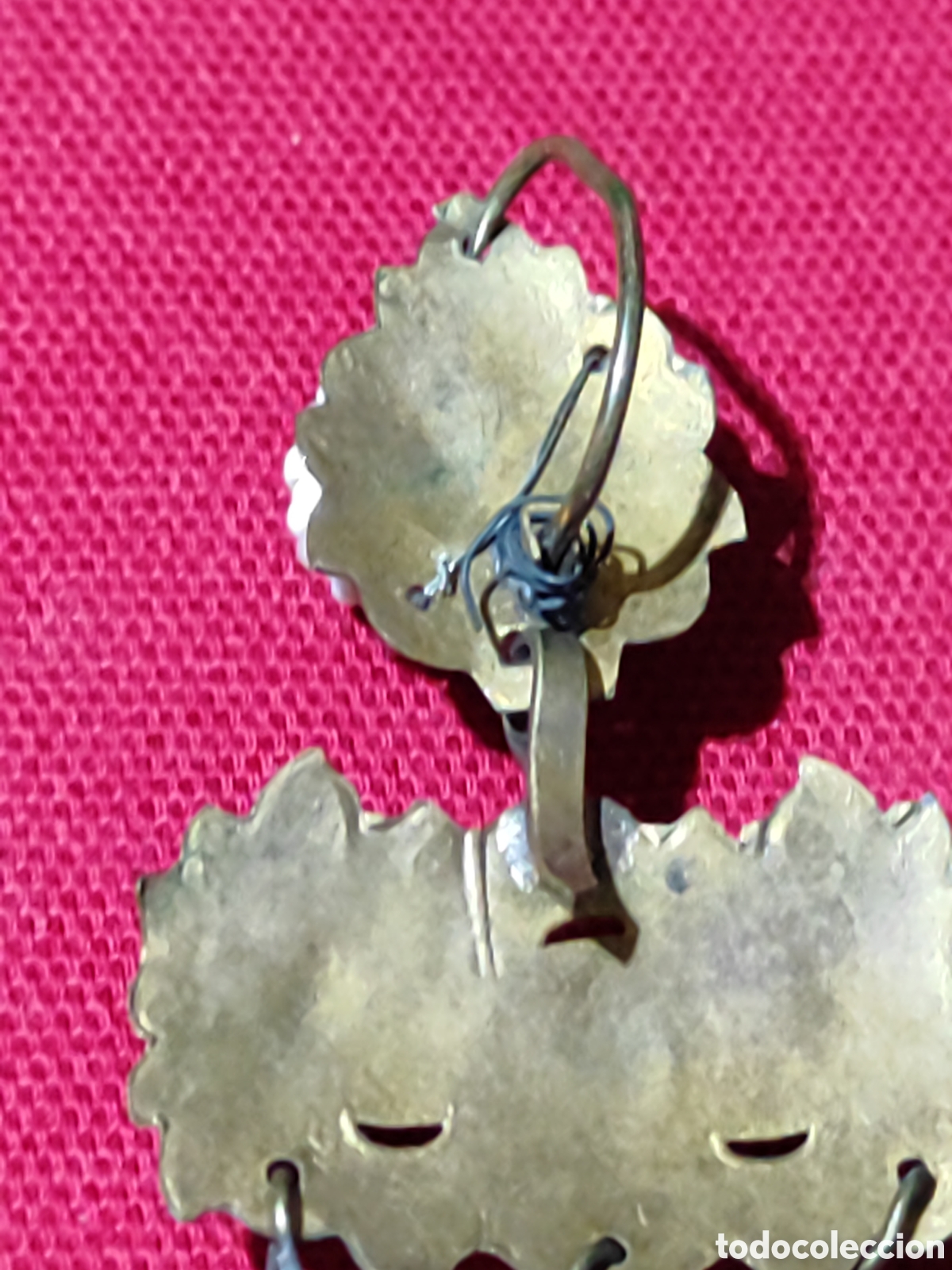 Joyeria: Antiguos pendientes de fallera o similar - Foto 4