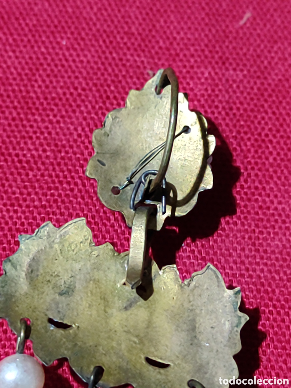 Joyeria: Antiguos pendientes de fallera o similar - Foto 5