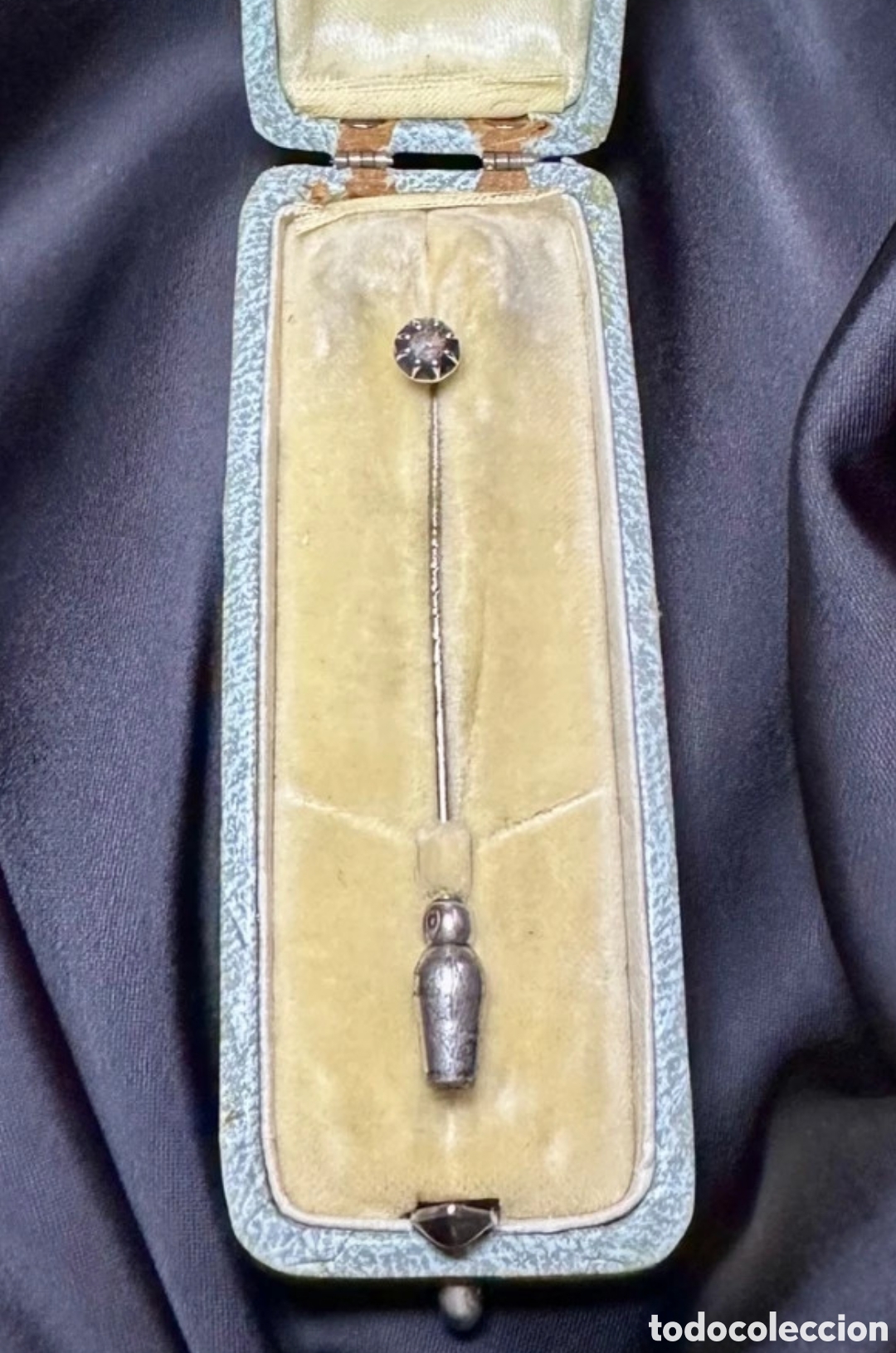 Joyeria: Alfiler diamante oro plata - Foto 1
