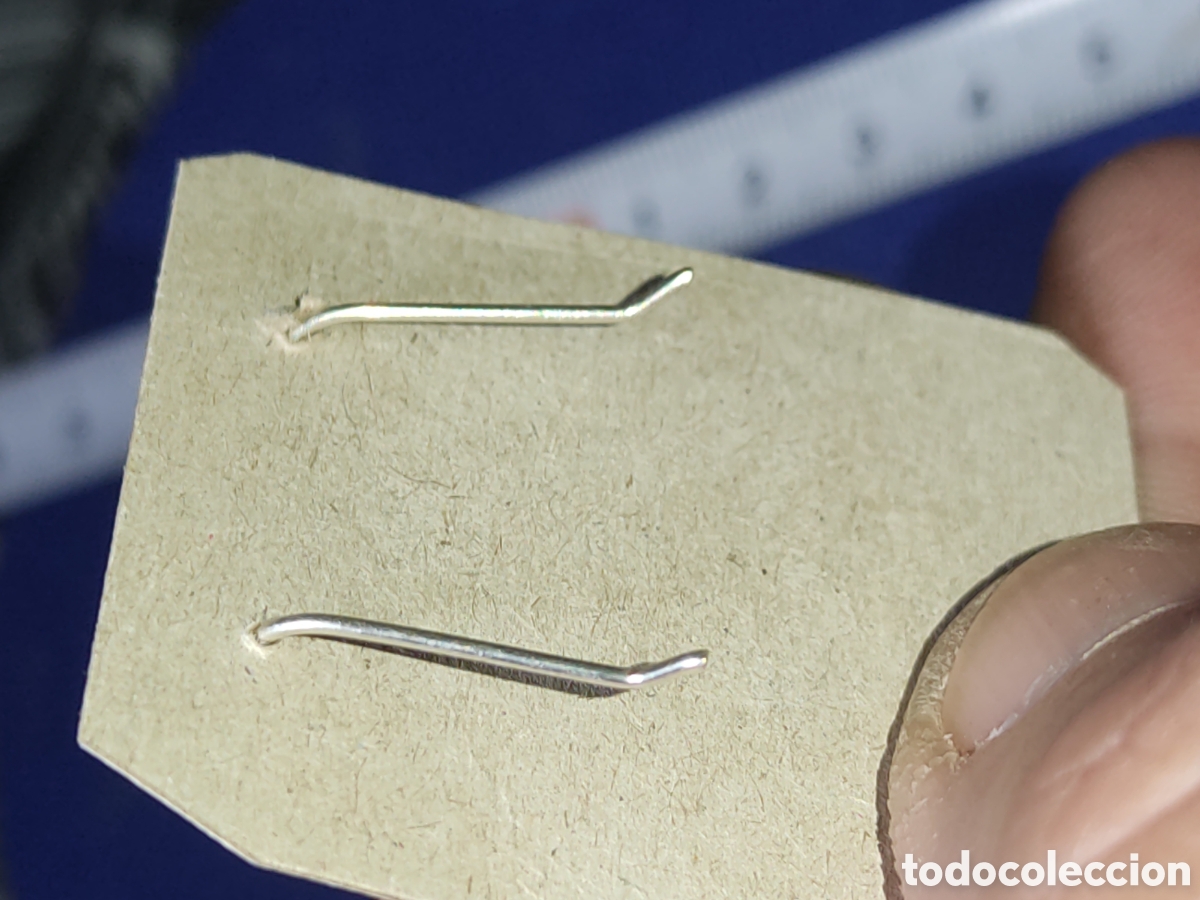 Joyeria: Pendientes de turquesa y plata.Vintage. - Foto 4