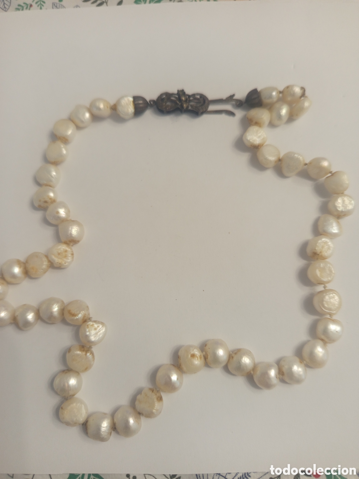 Joyeria: Collar de perlas antiguas