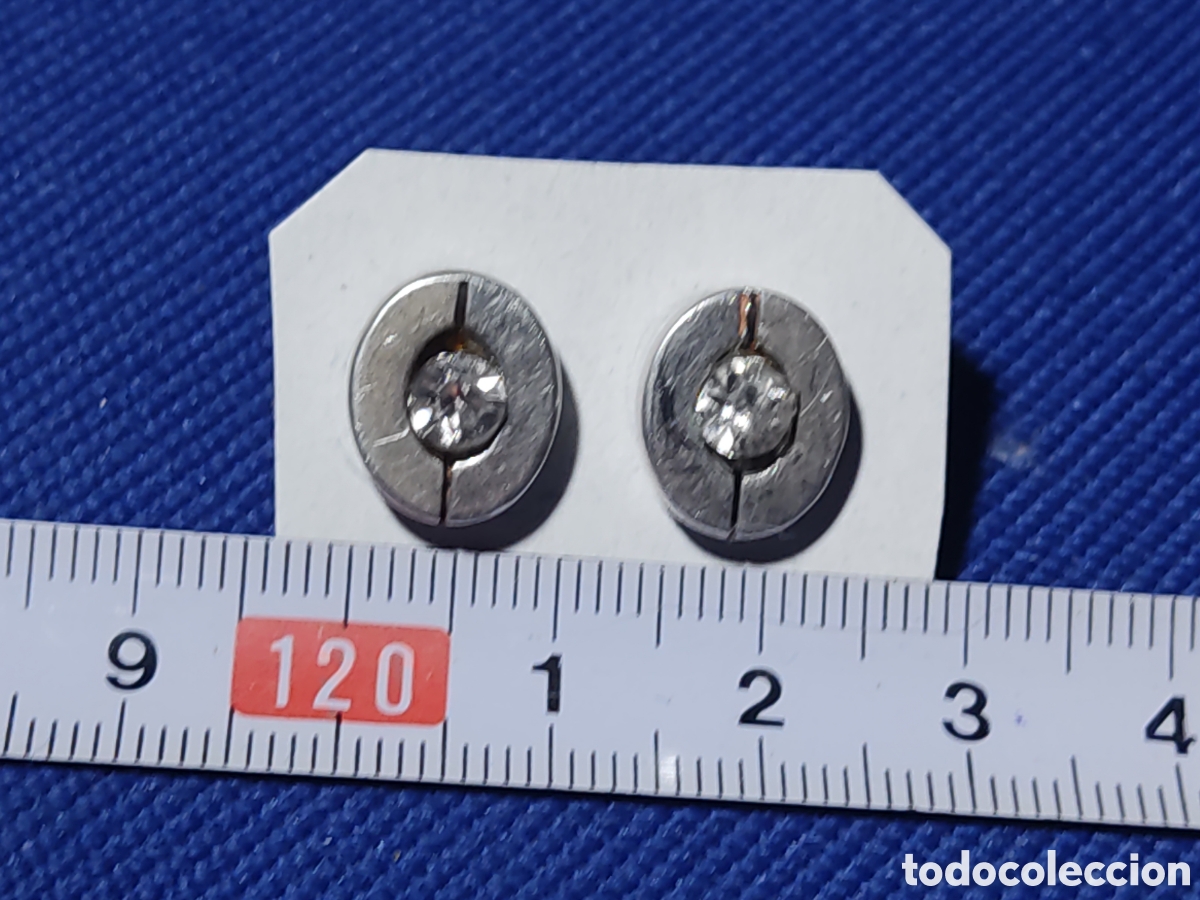 Joyeria: Pendientes de plata 925 con cristal.Vintage. - Foto 3