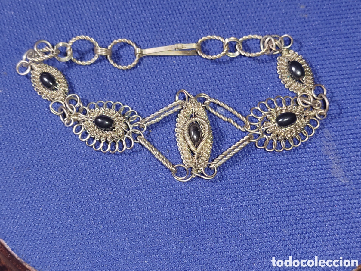 Joyeria: Pulsera artesanal de filigrana o similar.Vintage.