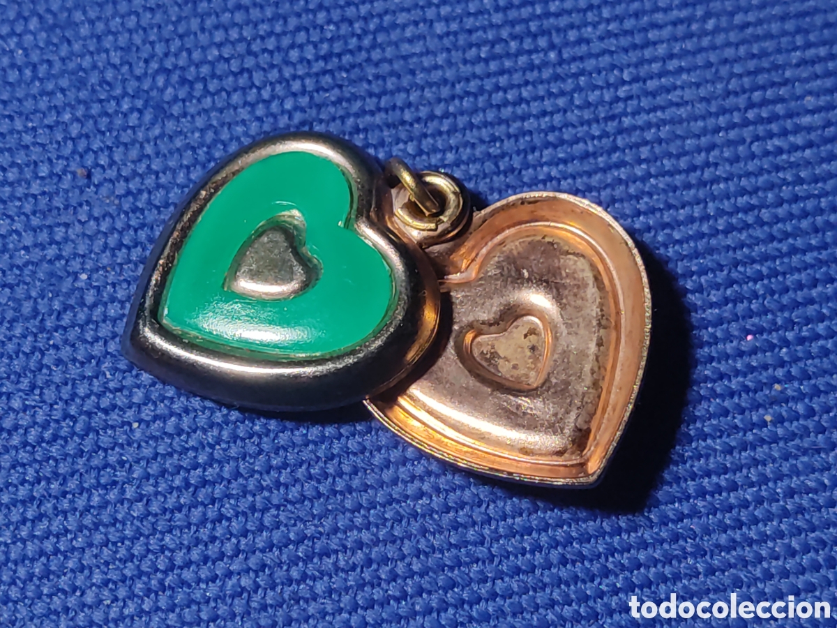 Joyeria: Colgante coraz&oacute;n guardapelo.Vintage - Foto 2