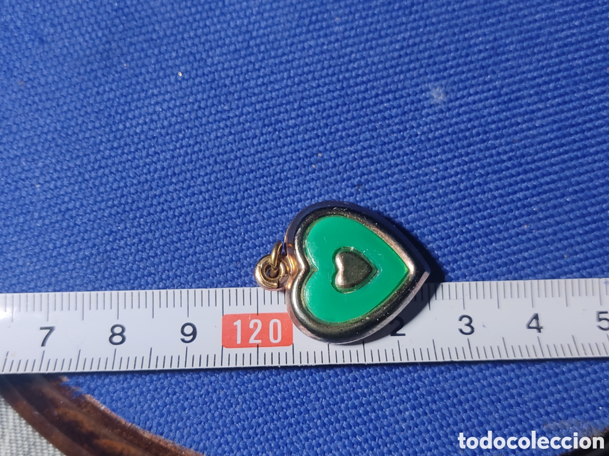 Joyeria: Colgante coraz&oacute;n guardapelo.Vintage - Foto 3