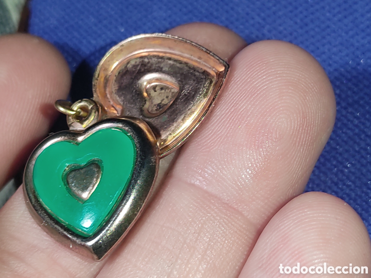 Joyeria: Colgante coraz&oacute;n guardapelo.Vintage - Foto 6