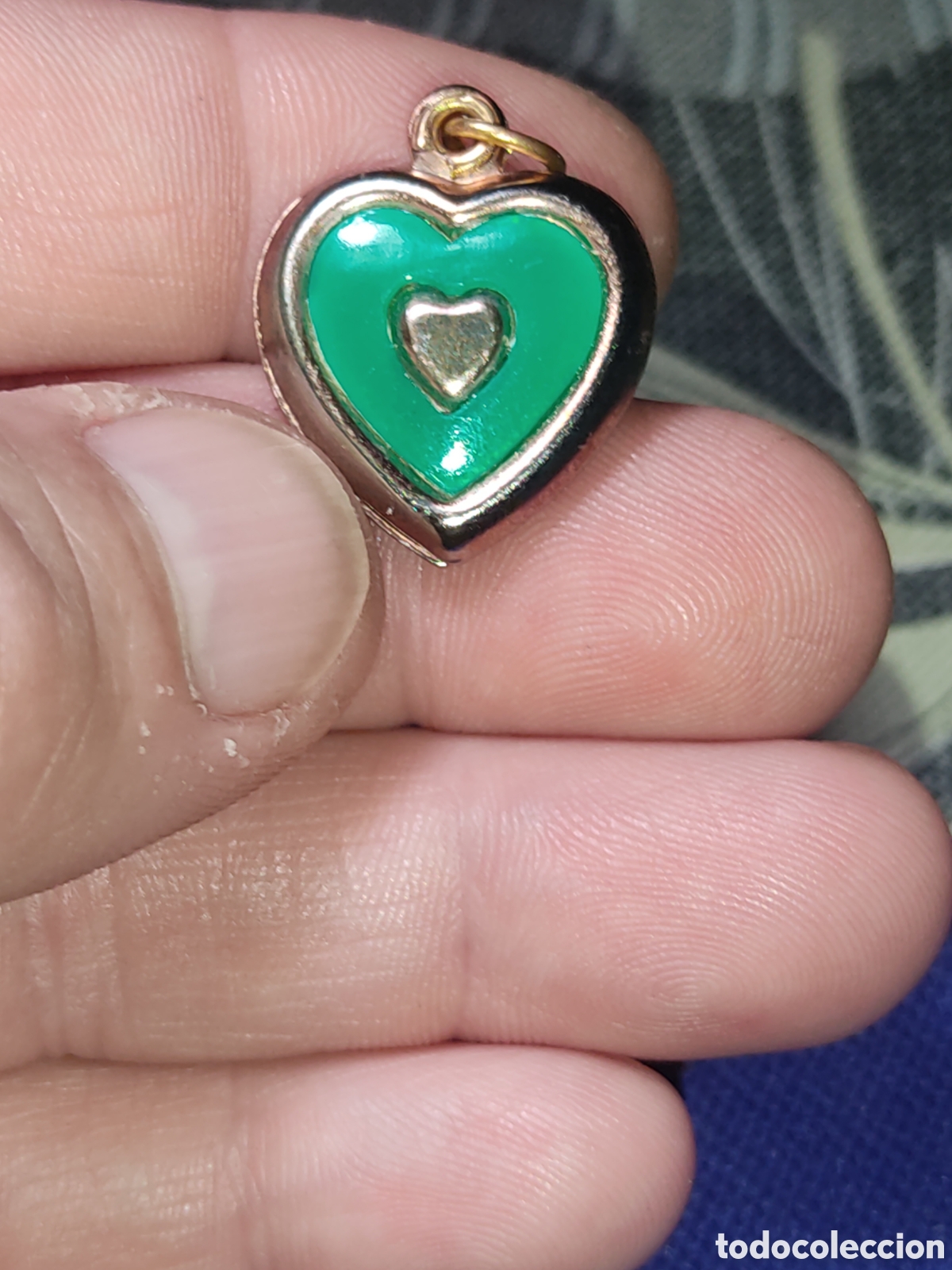 Joyeria: Colgante coraz&oacute;n guardapelo.Vintage - Foto 7