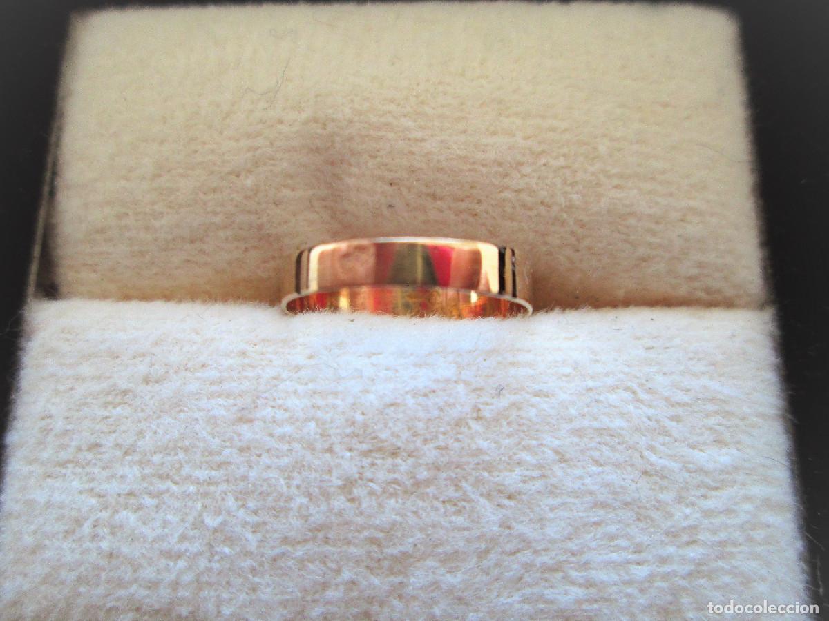 Joyeria: ANILLO DE ORO INFANTIL DE 18 KLTS. CON RUB&Iacute; - SIN ESTRENAR - Foto 3